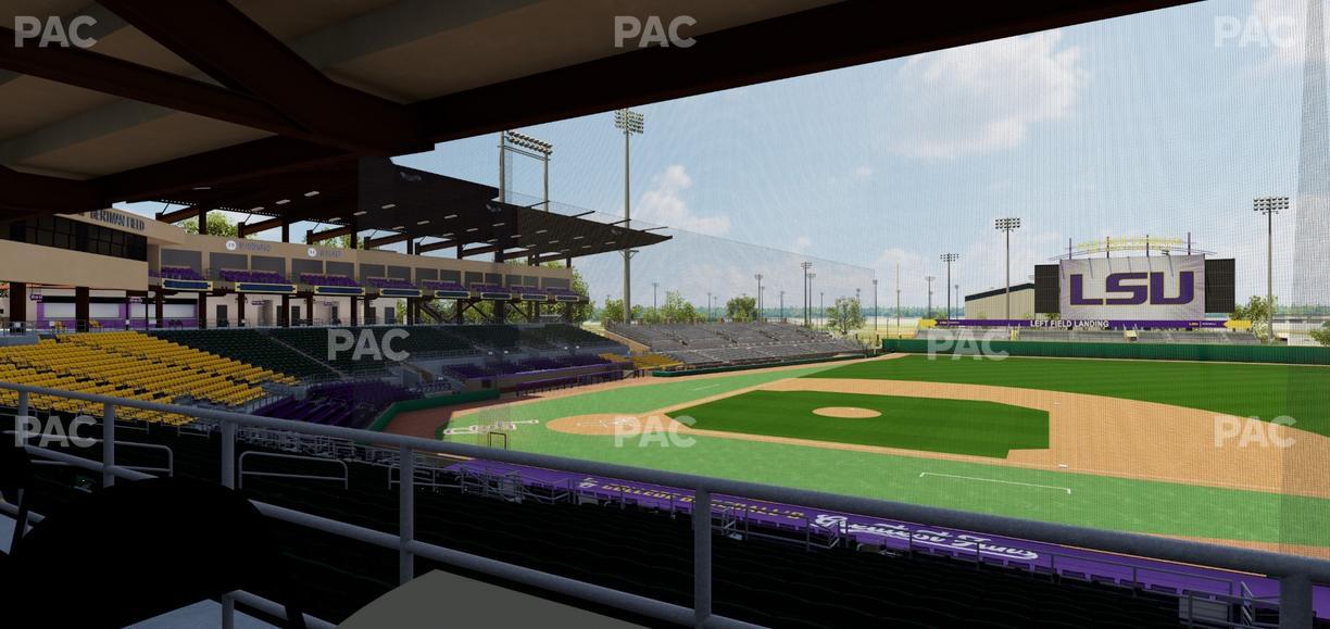 Alex Box Stadium - Section Loge 1 Seat View