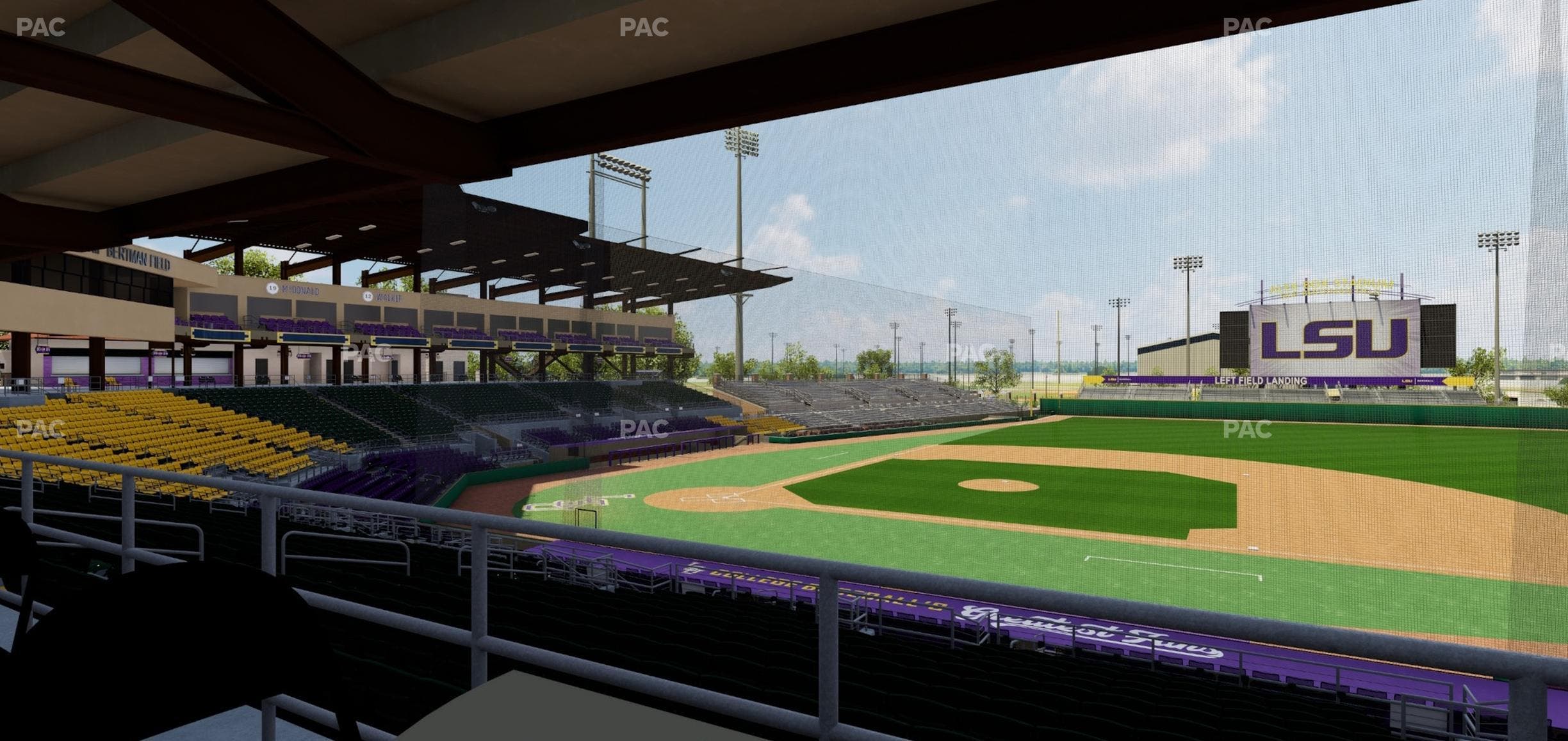 Alex Box Stadium - Section Loge 1 Seat View