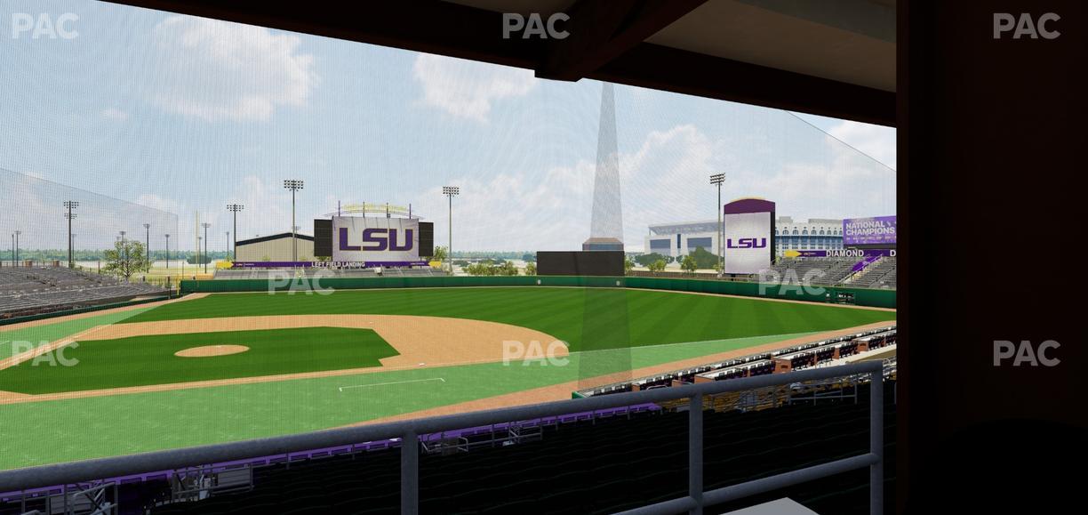 Alex Box Stadium - Section Loge 3 Seat View