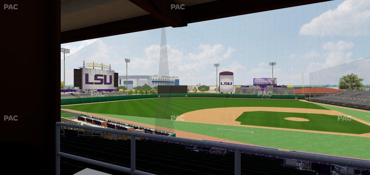 Alex Box Stadium - Section Loge 4 Seat View