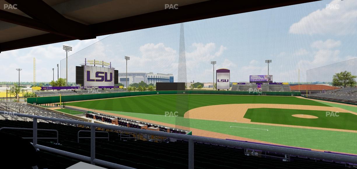 Alex Box Stadium - Section Loge 5 Seat View