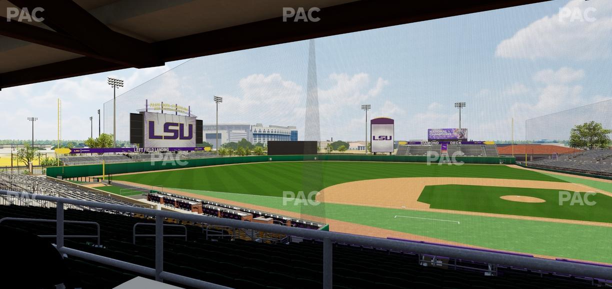 Alex Box Stadium - Section Loge 5 Seat View