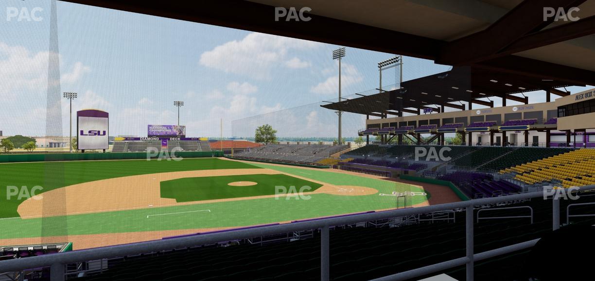 Alex Box Stadium - Section Loge 6 Seat View