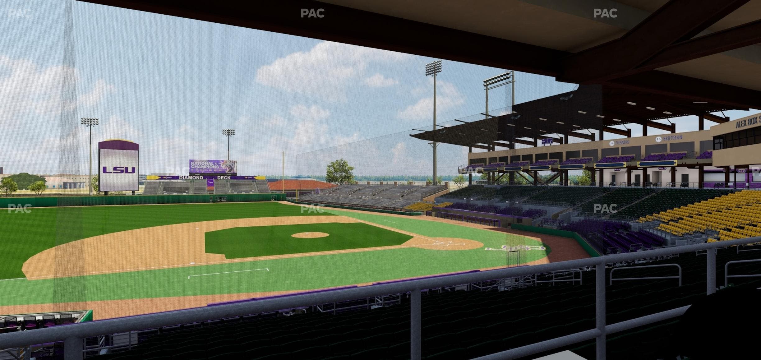 Alex Box Stadium - Section Loge 6 Seat View