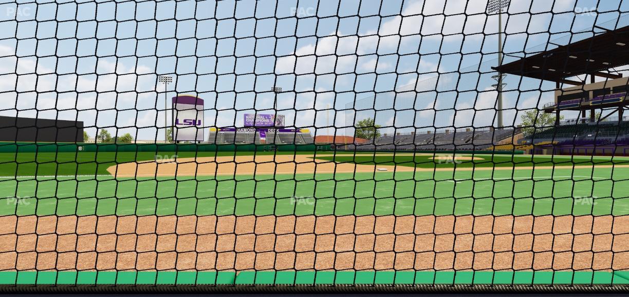 Alex Box Stadium - Section Third Base Loge 21 A Seat View