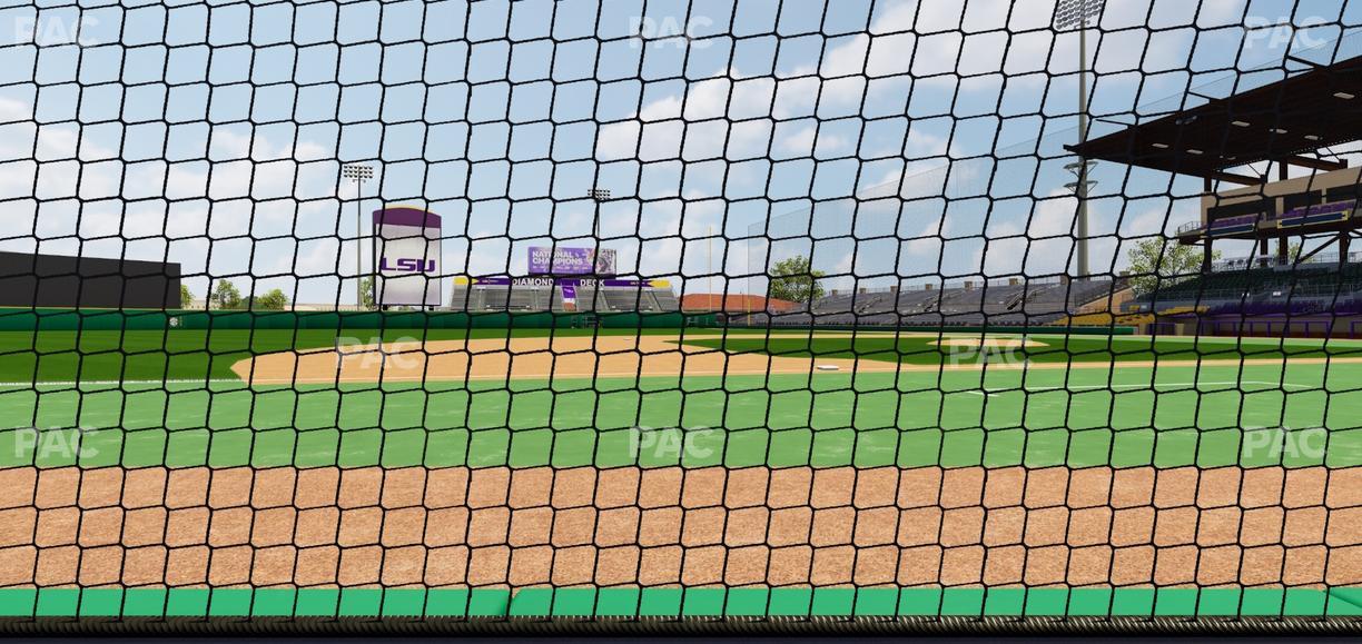 Alex Box Stadium - Section Third Base Loge 21 A Seat View