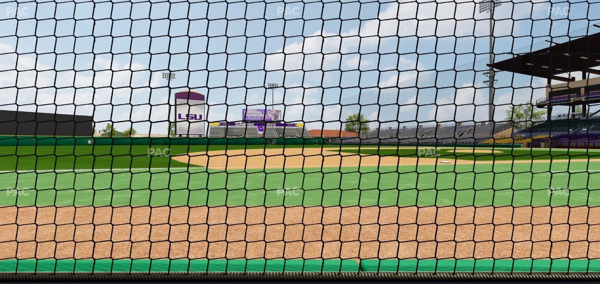 Alex Box Stadium - Section Third Base Loge 22 A Seat View