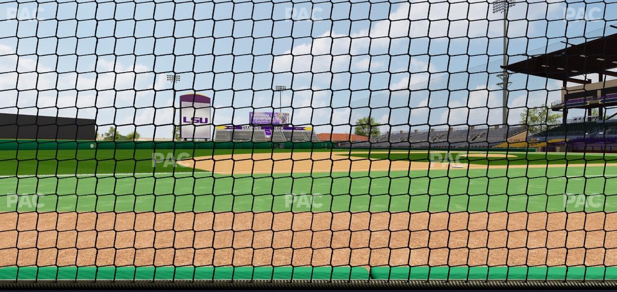 Alex Box Stadium - Section Third Base Loge 22 A Seat View