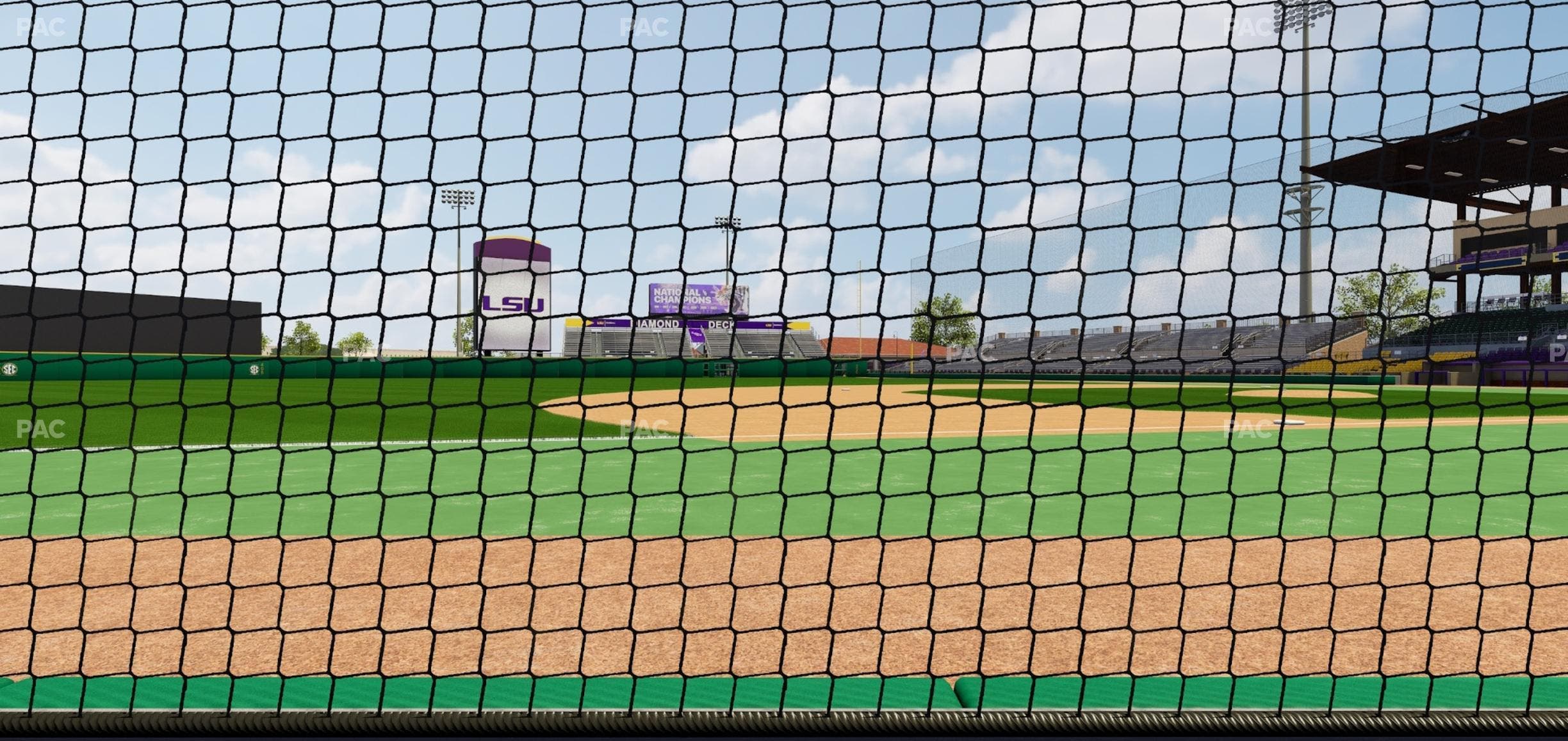 Alex Box Stadium - Section Third Base Loge 23 A Seat View