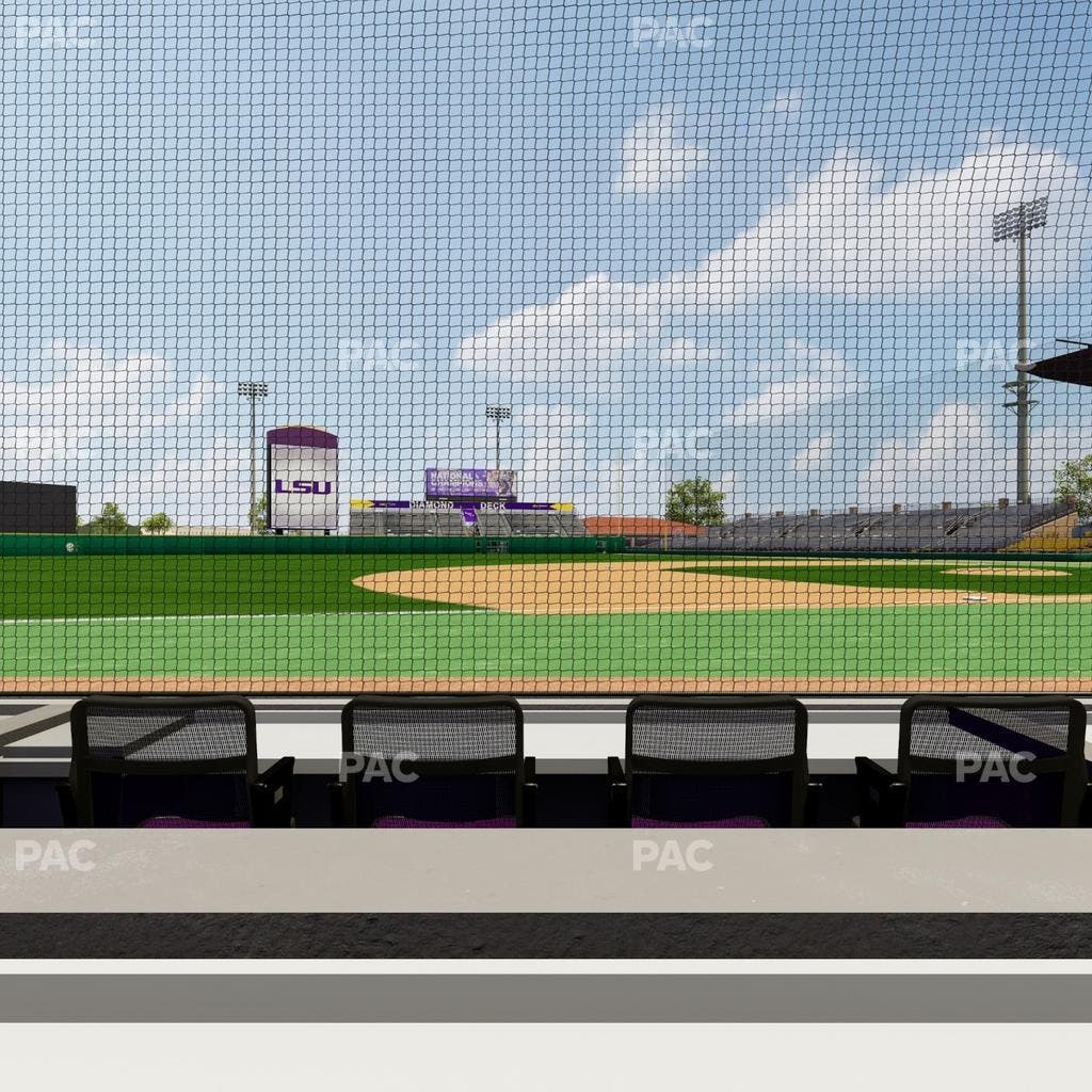 Alex Box Stadium - Section Third Base Loge 23 B Seat View