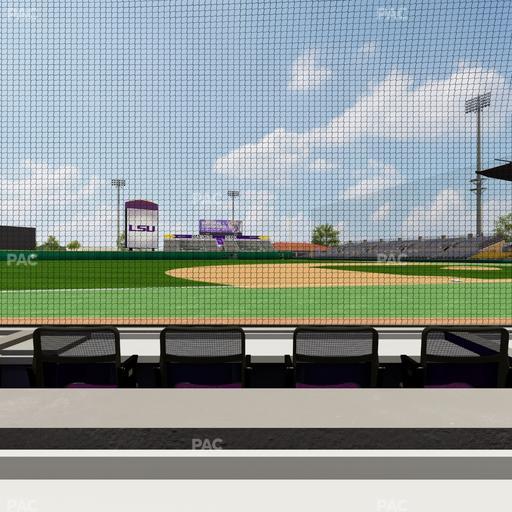 Alex Box Stadium - Section Third Base Loge 23 B Seat View