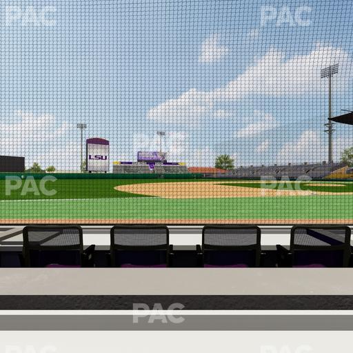 Alex Box Stadium - Section Third Base Loge 23 B Seat View