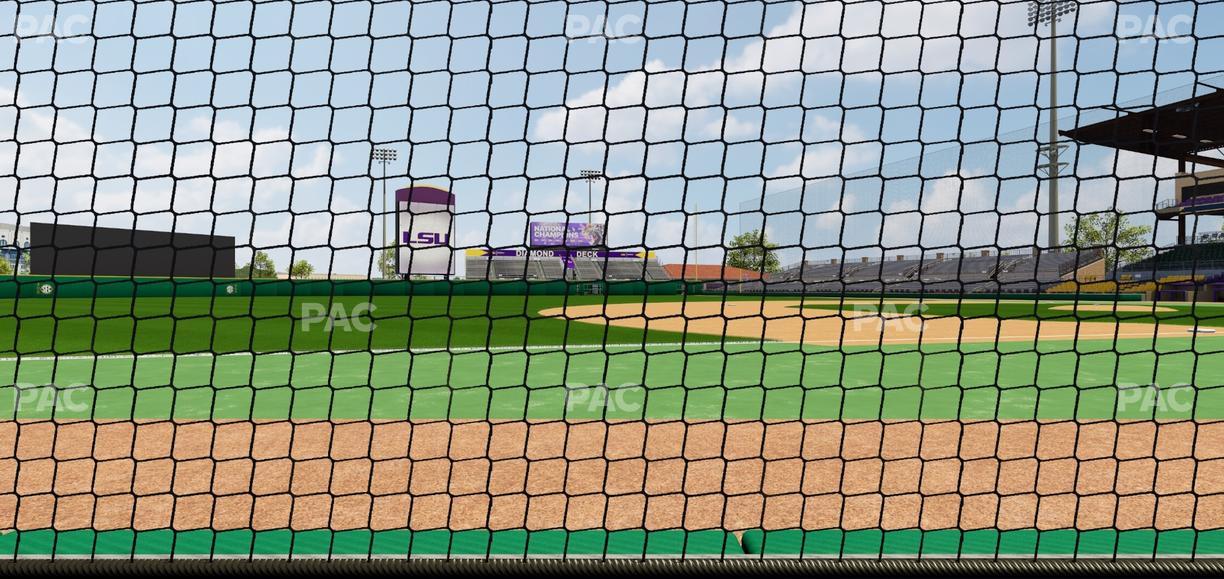 Alex Box Stadium - Section Third Base Loge 24 A Seat View