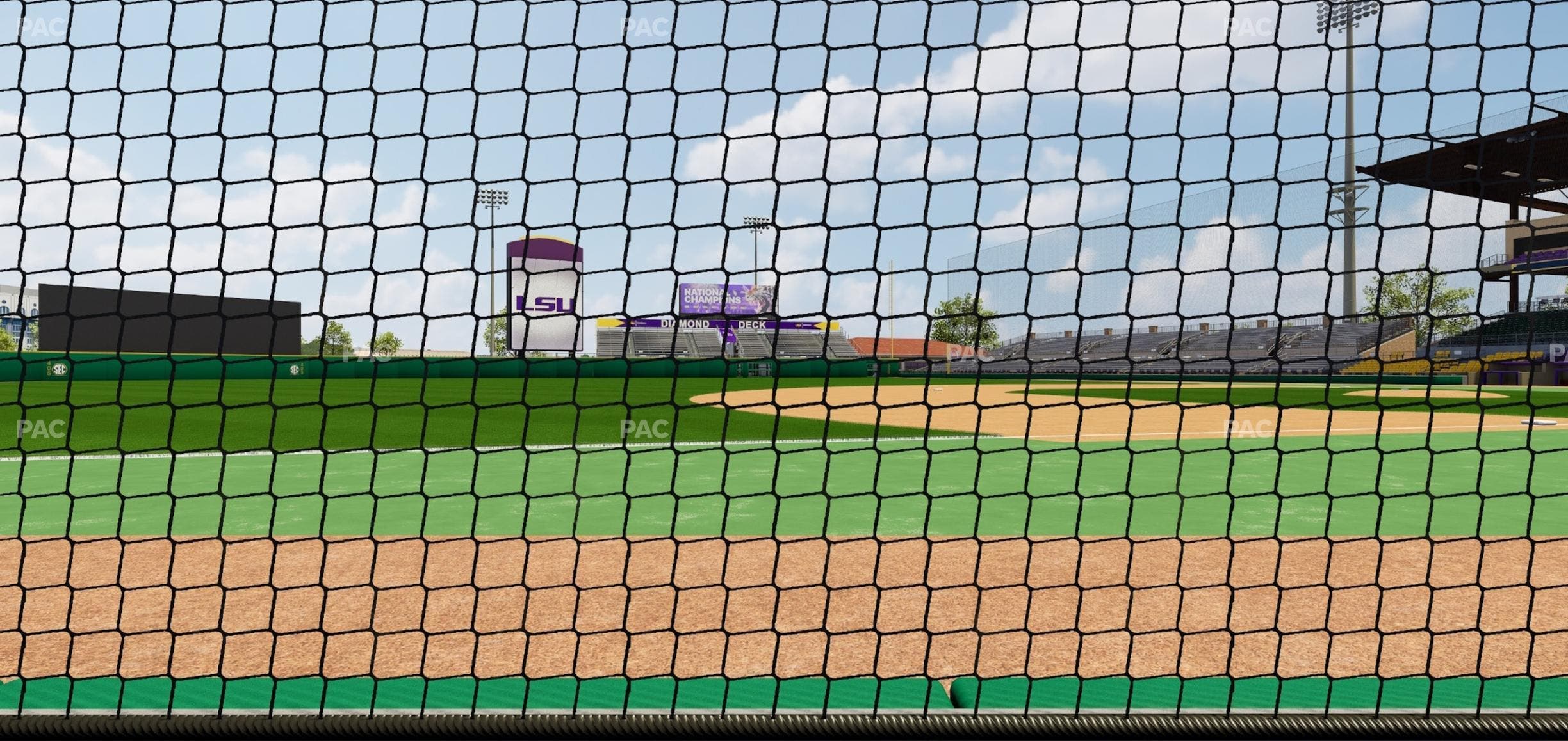 Alex Box Stadium - Section Third Base Loge 24 A Seat View