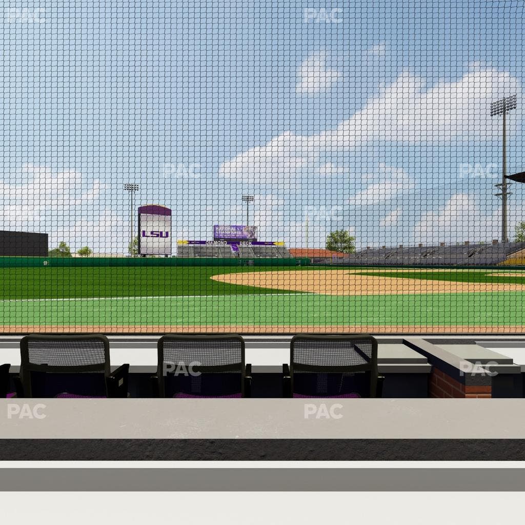 Alex Box Stadium - Section Third Base Loge 24 B Seat View