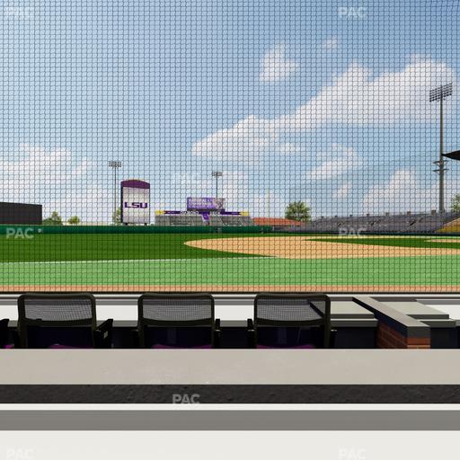 Alex Box Stadium - Section Third Base Loge 24 B Seat View