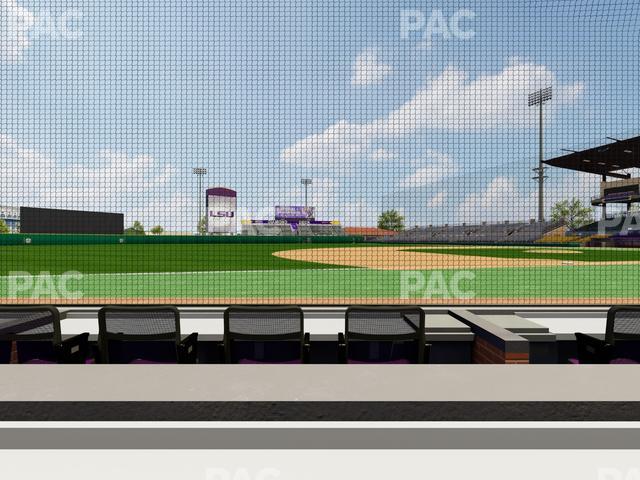 Alex Box Stadium - Section Third Base Loge 24 B Seat View