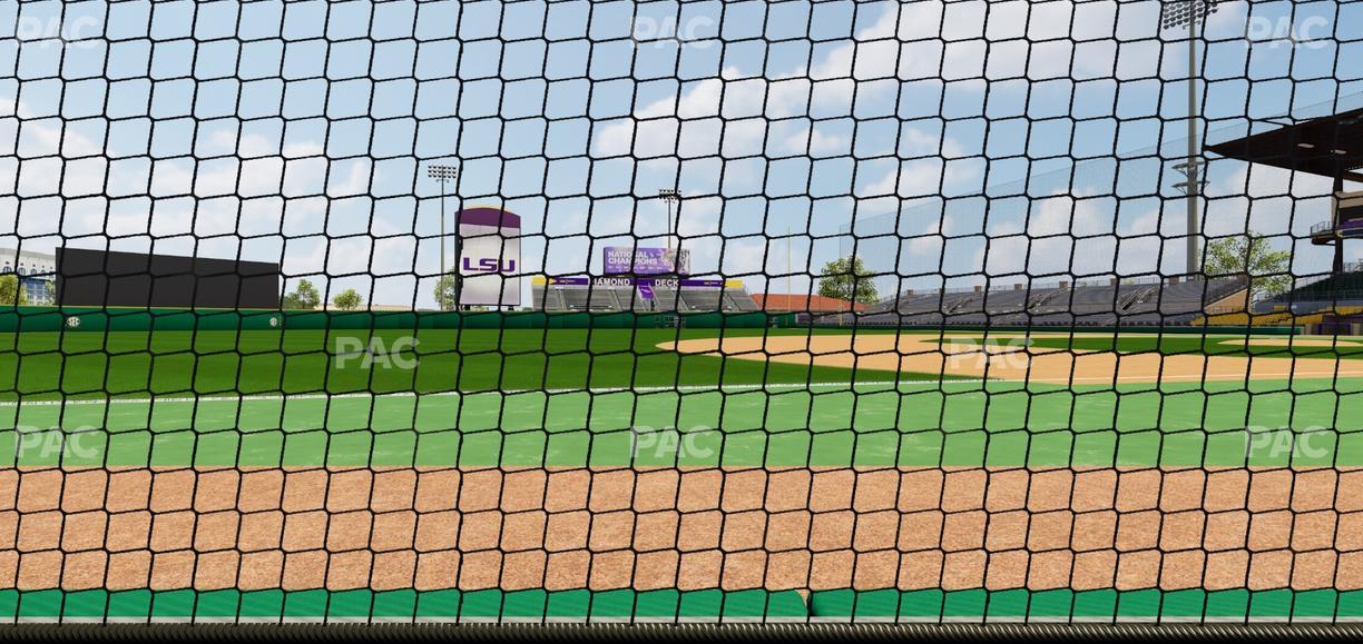 Alex Box Stadium - Section Third Base Loge 25 A Seat View