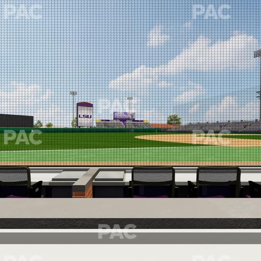 Alex Box Stadium - Section Third Base Loge 25 B Seat View