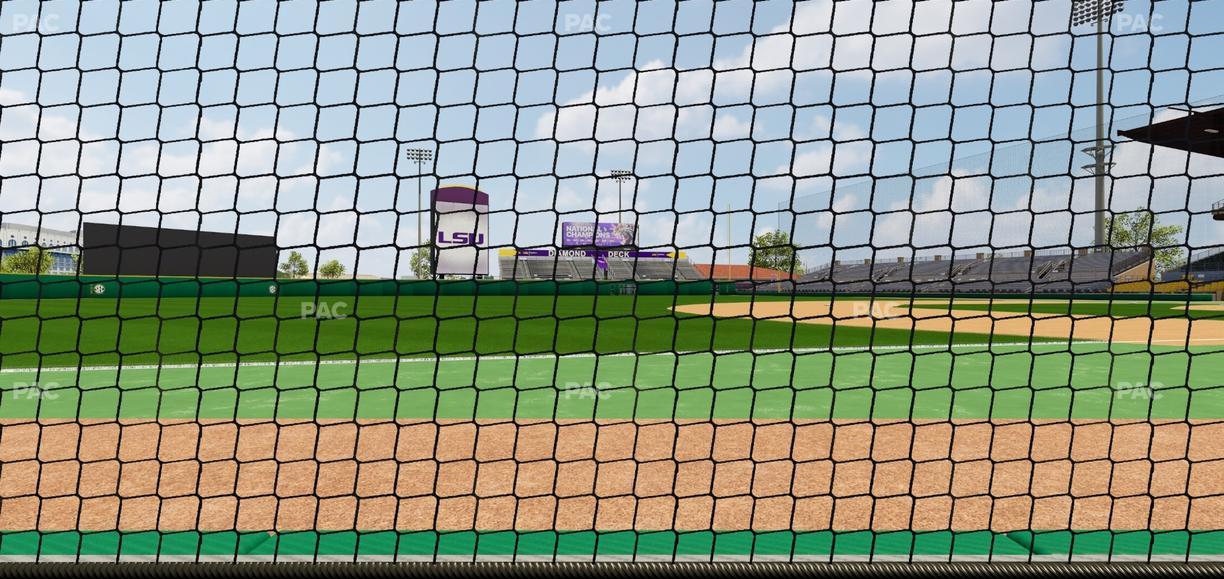 Alex Box Stadium - Section Third Base Loge 26 A Seat View