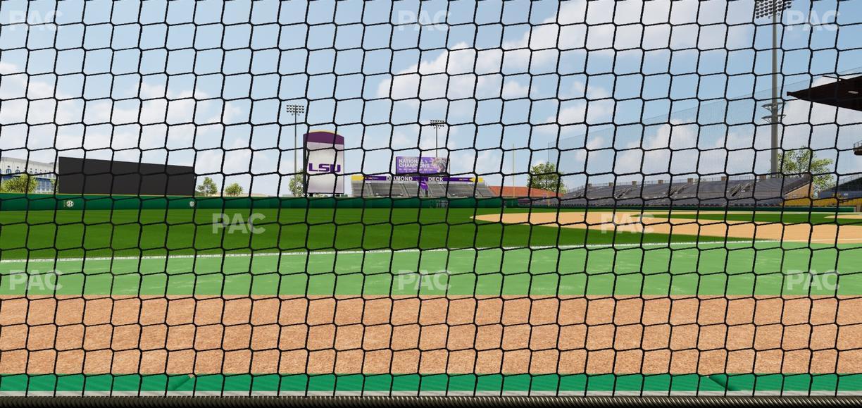 Alex Box Stadium - Section Third Base Loge 26 A Seat View