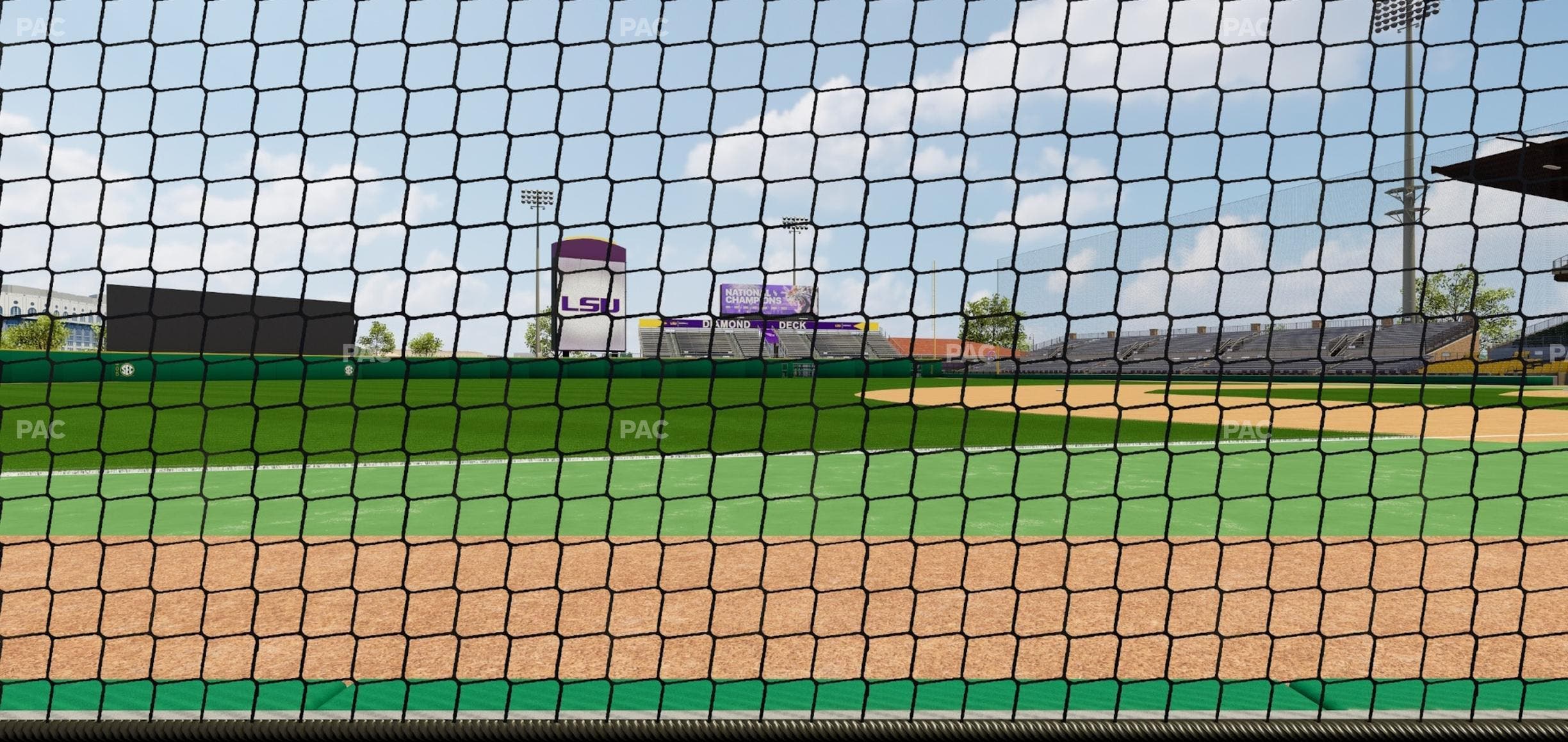 Alex Box Stadium - Section Third Base Loge 26 A Seat View
