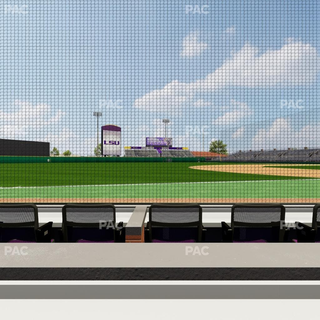 Alex Box Stadium - Section Third Base Loge 26 B Seat View