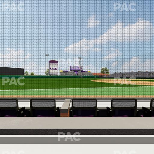 Alex Box Stadium - Section Third Base Loge 26 B Seat View