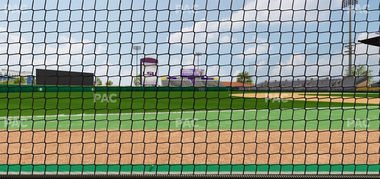 Alex Box Stadium - Section Third Base Loge 27 A Seat View