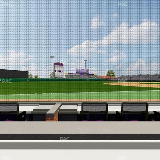 Alex Box Stadium - Section Third Base Loge 27 B Seat View