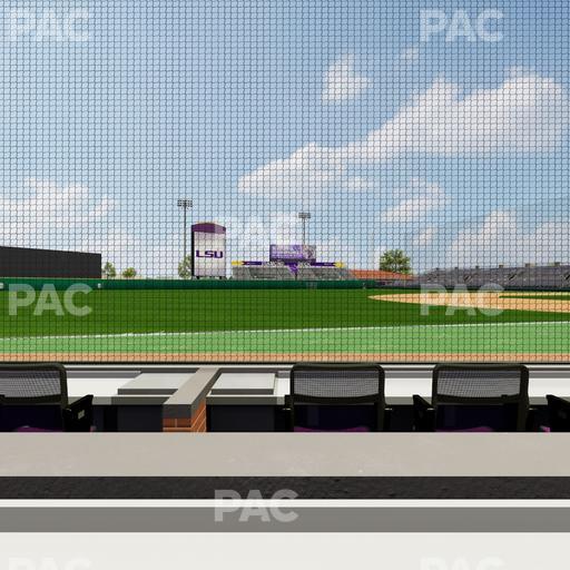 Alex Box Stadium - Section Third Base Loge 27 B Seat View