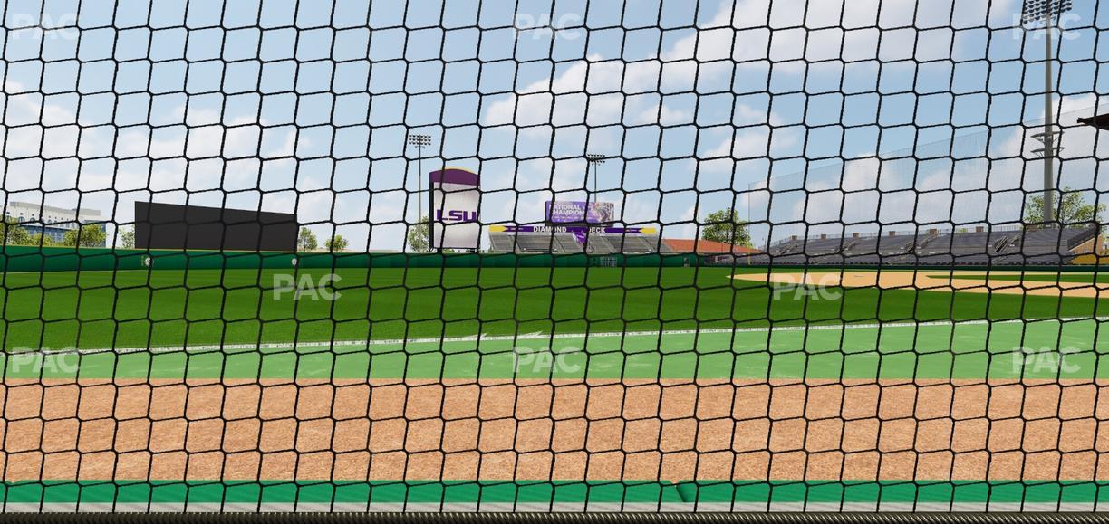 Alex Box Stadium - Section Third Base Loge 28 A Seat View