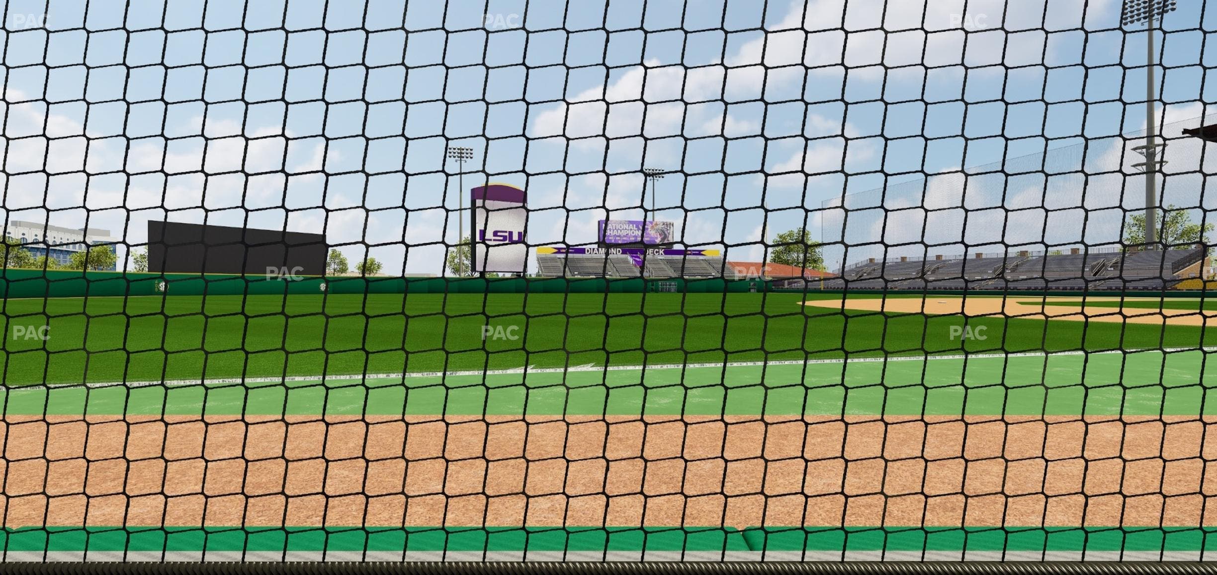 Alex Box Stadium - Section Third Base Loge 28 A Seat View