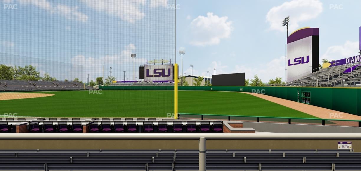 Alex Box Stadium - Section Wc 102 Seat View