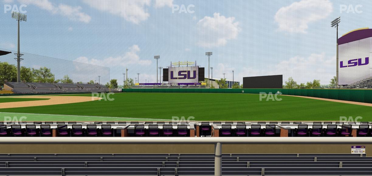 Alex Box Stadium - Section Wc 103 Seat View