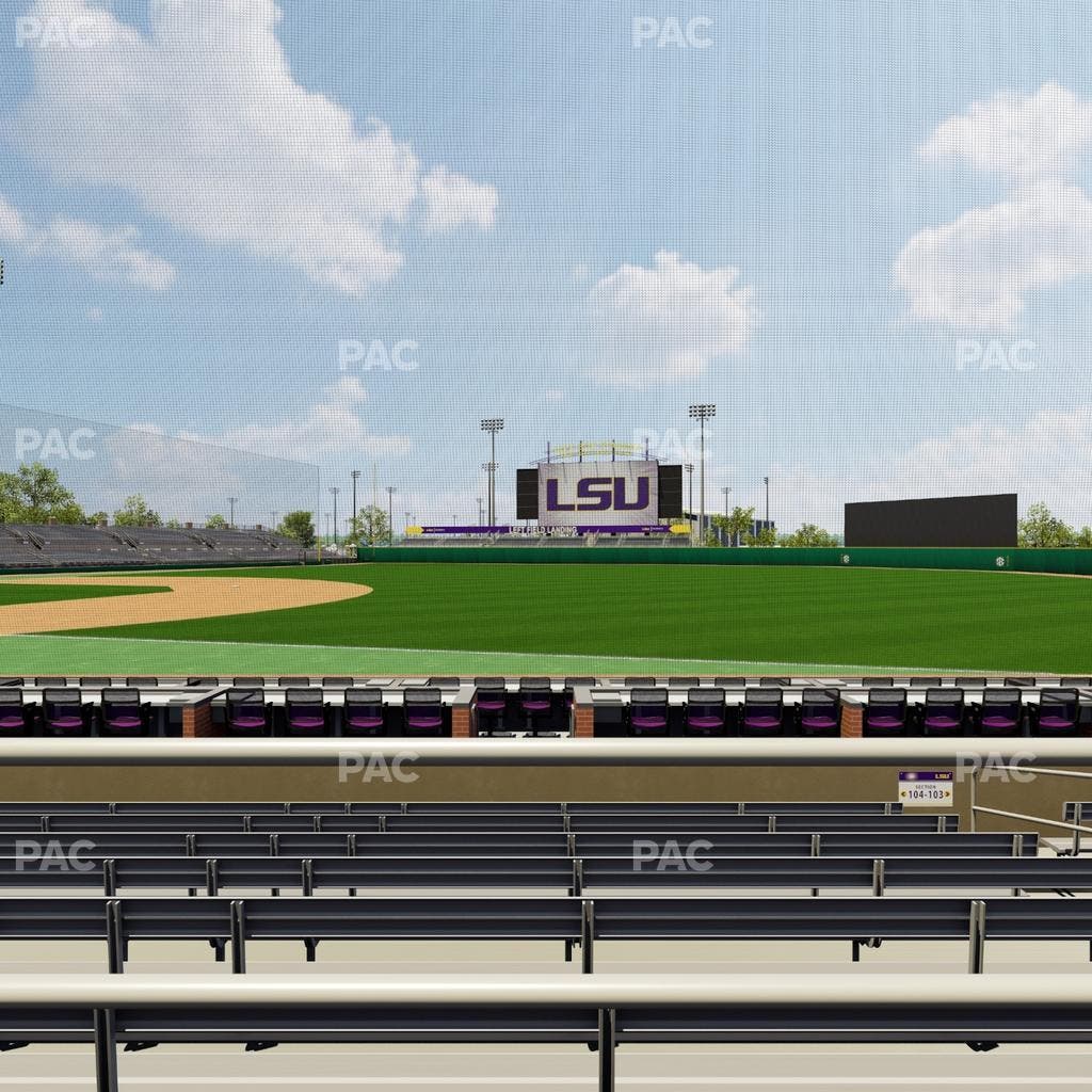 Alex Box Stadium - Section Wc 104 Seat View