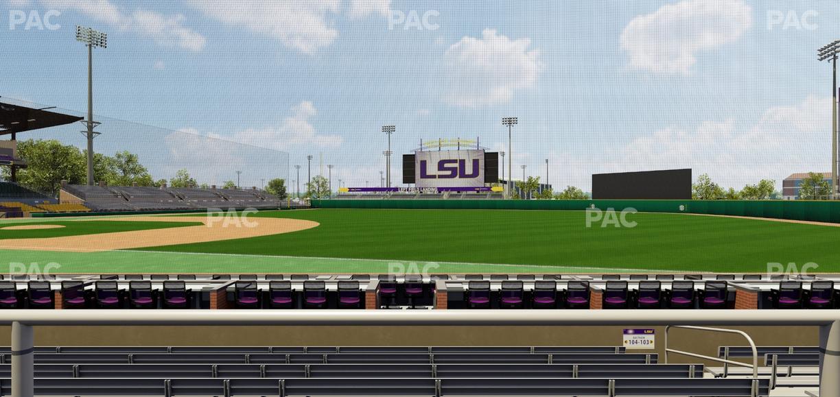 Alex Box Stadium - Section Wc 104 Seat View