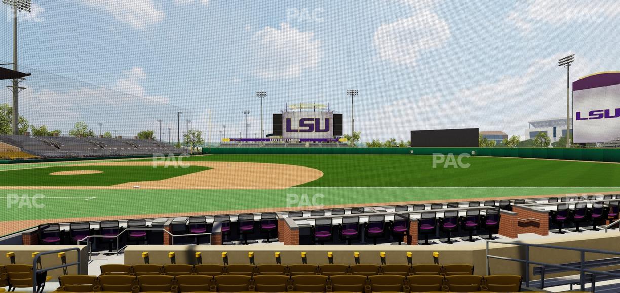 Alex Box Stadium - Section Wc 106 Seat View