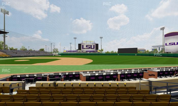 Alex Box Stadium - Section Wc 106 Seat View