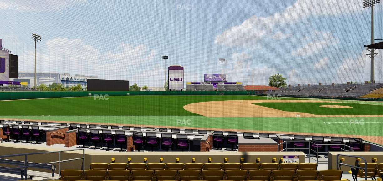 Alex Box Stadium - Section Wc 118 Seat View