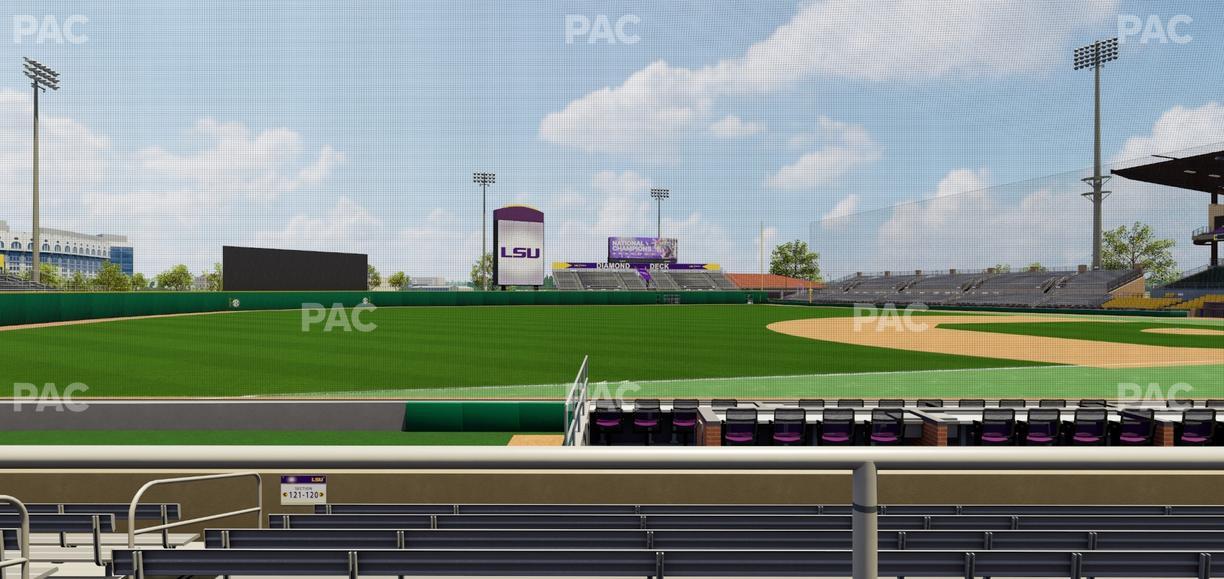 Alex Box Stadium - Section Wc 120 Seat View