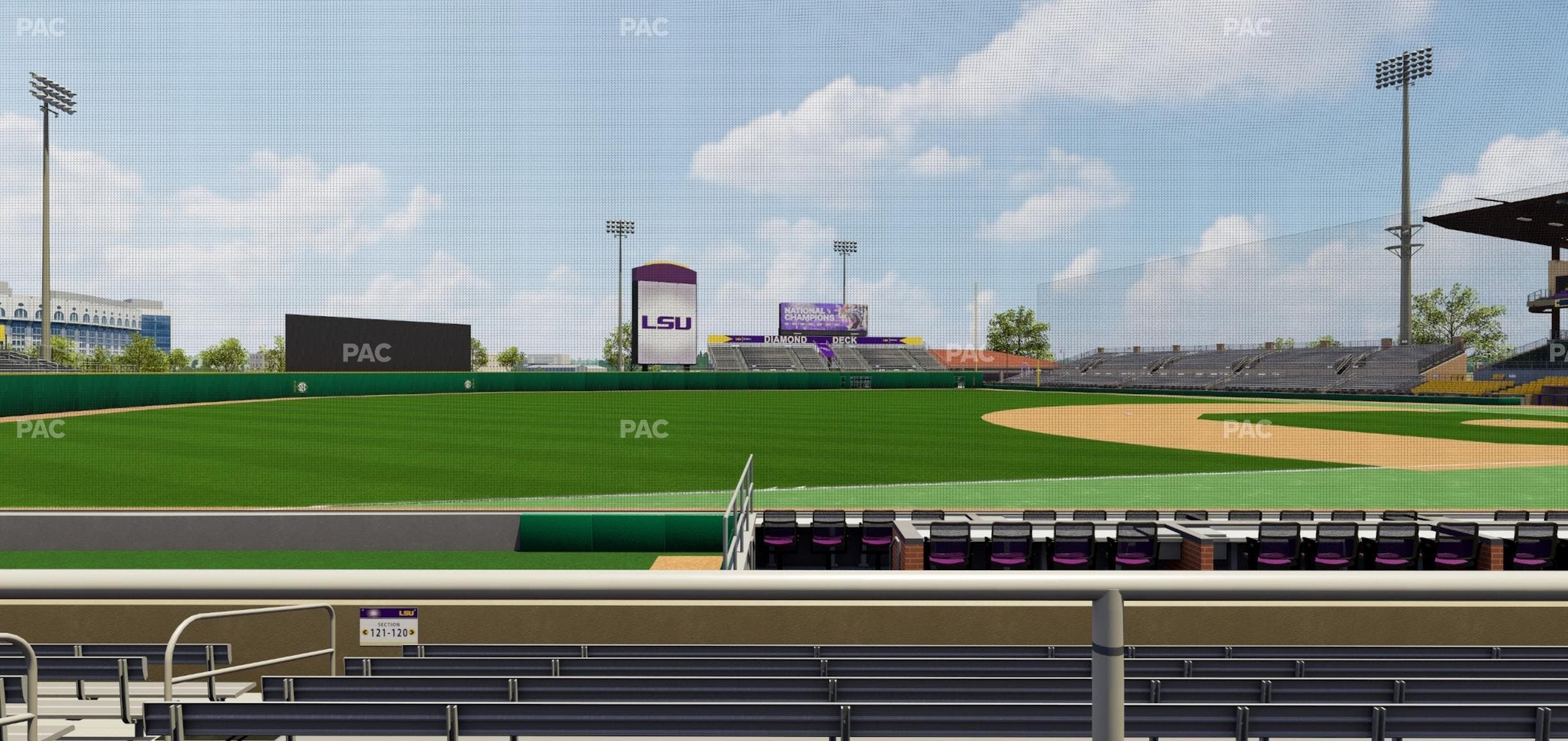 Alex Box Stadium - Section Wc 120 Seat View