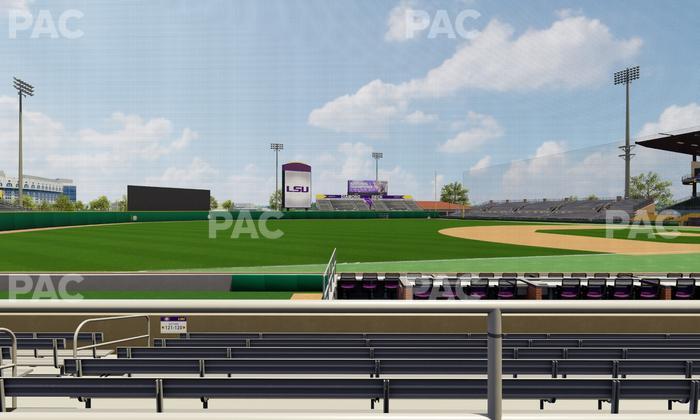 Alex Box Stadium - Section Wc 120 Seat View