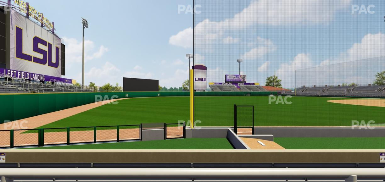 Alex Box Stadium - Section Wc 122 Seat View