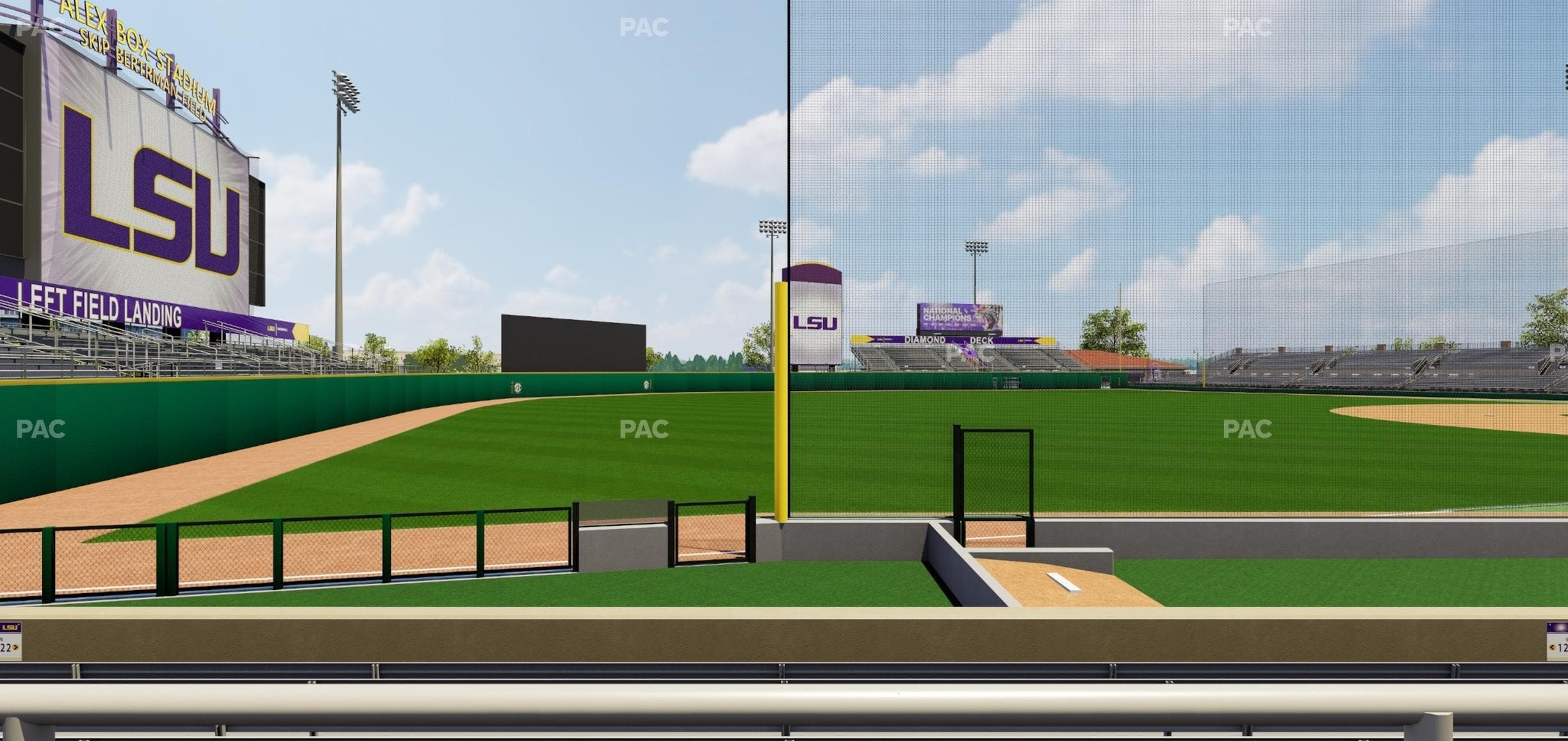 Alex Box Stadium - Section Wc 122 Seat View