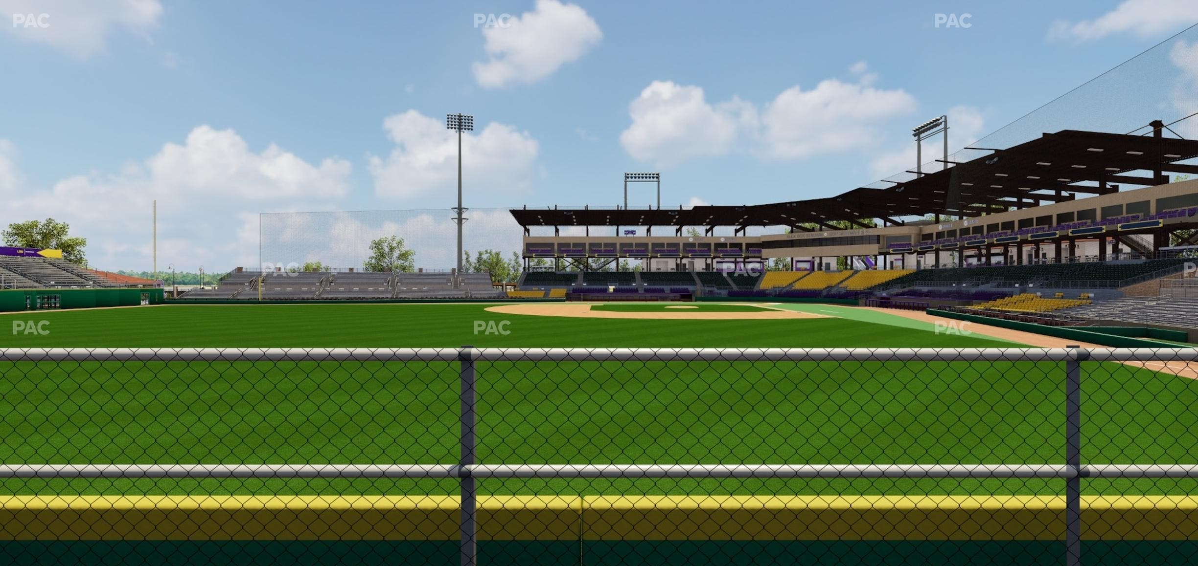 Alex Box Stadium - Section Wc 126 Seat View