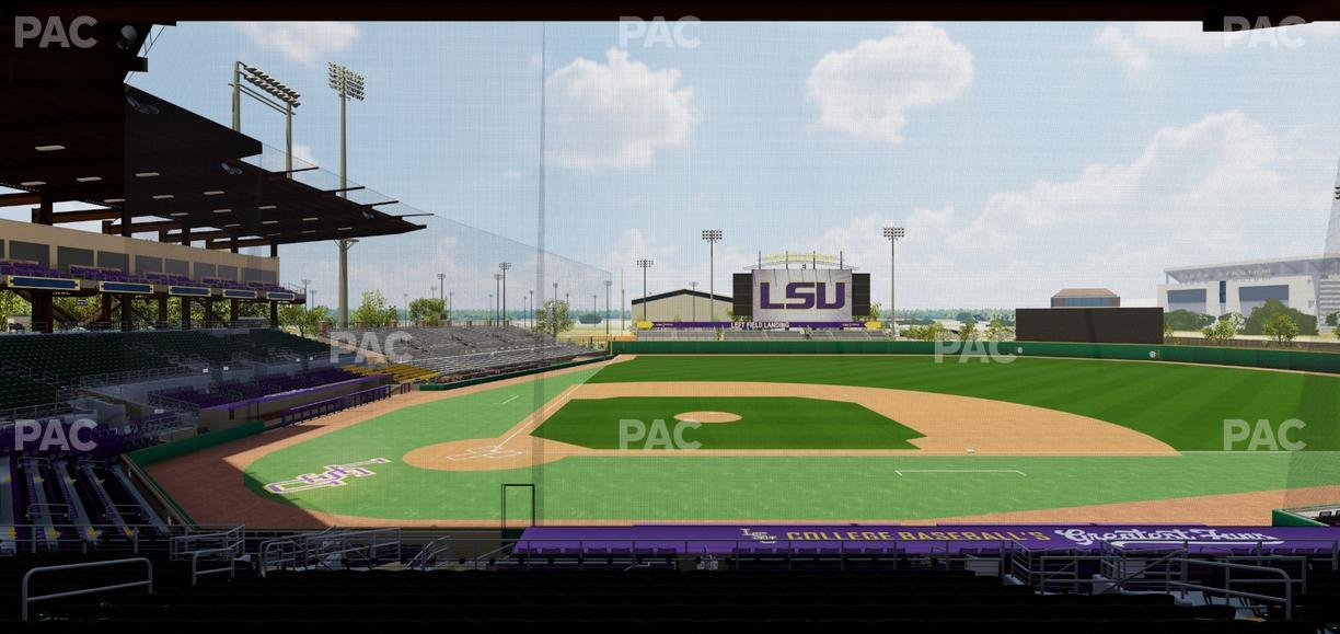 Alex Box Stadium - Section Wc 208 Seat View