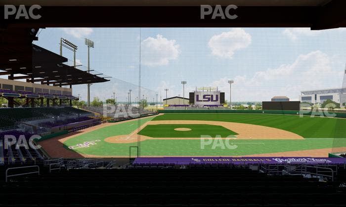 Alex Box Stadium - Section Wc 208 Seat View