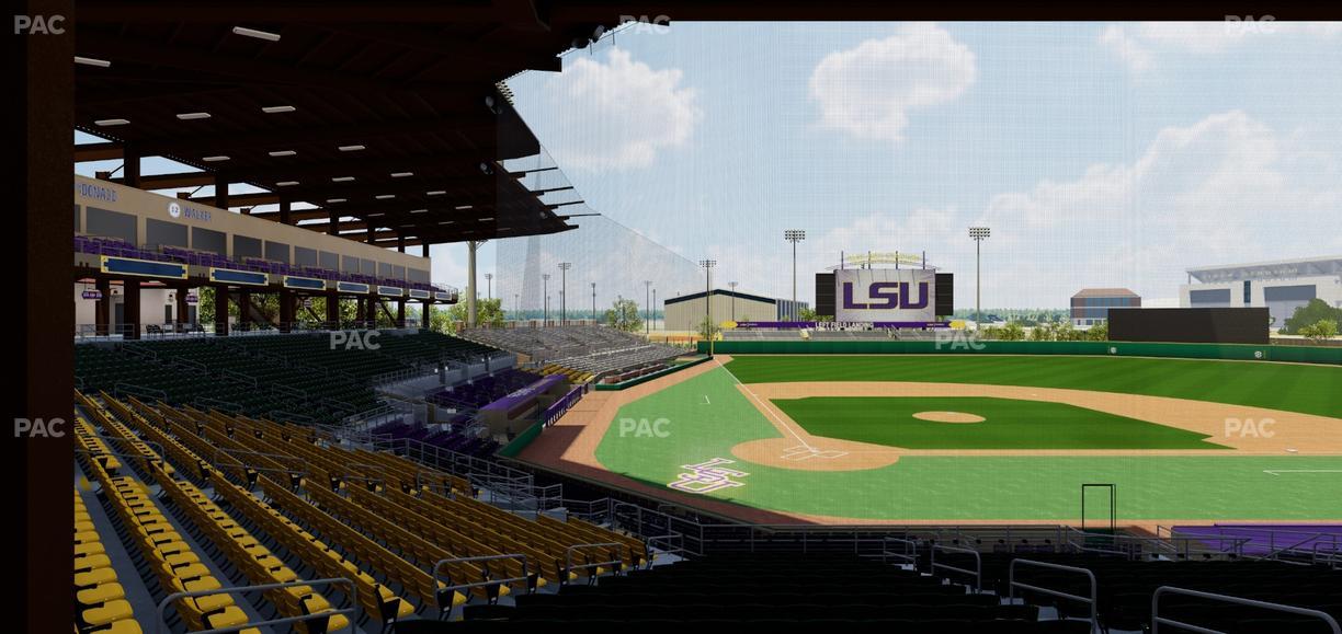 Alex Box Stadium - Section Wc 210 Seat View