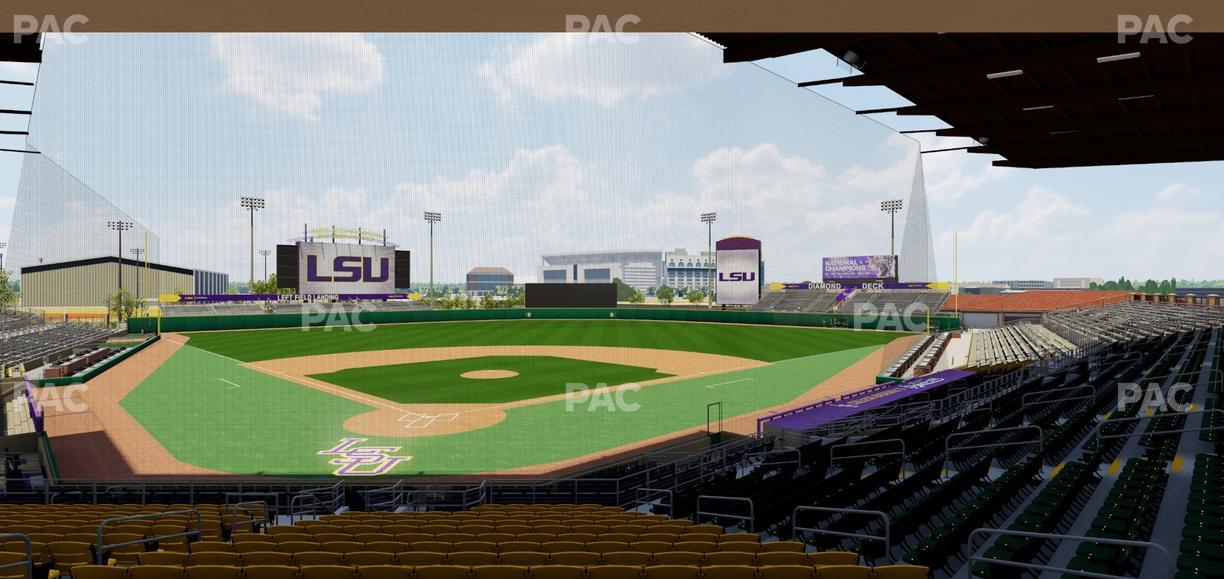 Alex Box Stadium - Section Wc 211 Seat View